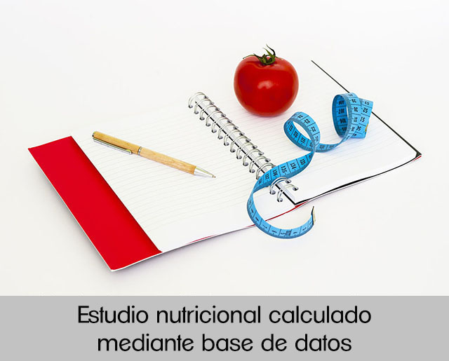 Ir a estudio nutricional calculado mediante base de datos
